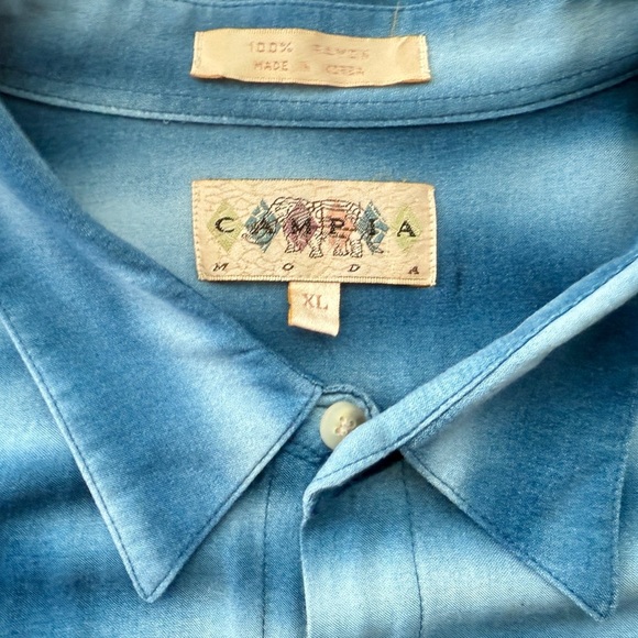 Campia Moda Men's Hawaiian shirt Pinup Bikini Girls and Palm Trees size XL - Picture 7 of 11